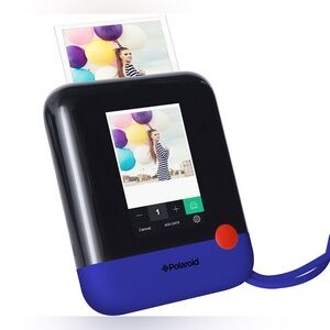 Polaroid Pop Instant Print Digital Camera (Blue) with Case and Print Paper